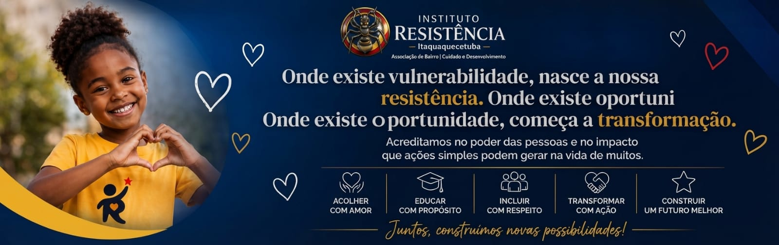 Resistir, <b>transformar</b> e construir novas <span>possibilidades</span>